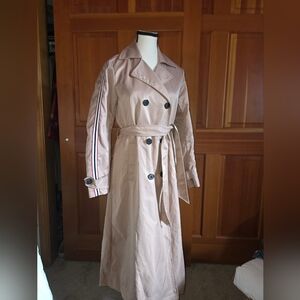 Lili Sidonio Molly Bracken Women's Full Length Tan Trench Coat Size S